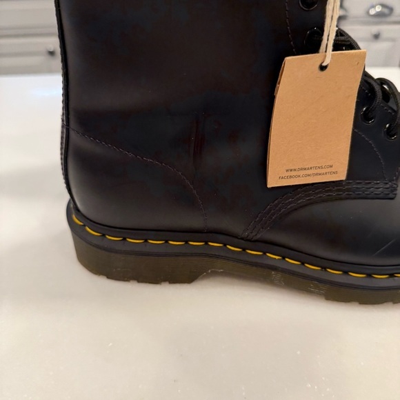 Dr. Martens Air Wair 11822 8 Eye Smooth Leather Boot Black Size US 11 EU 45 NEW main image 11